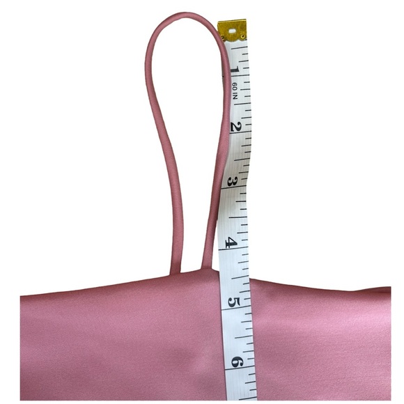 Bianca Mar Ruffle One Piece Designer Swimsuit - Blush Pink, Resort Glam - Medium - Picture 7 of 11